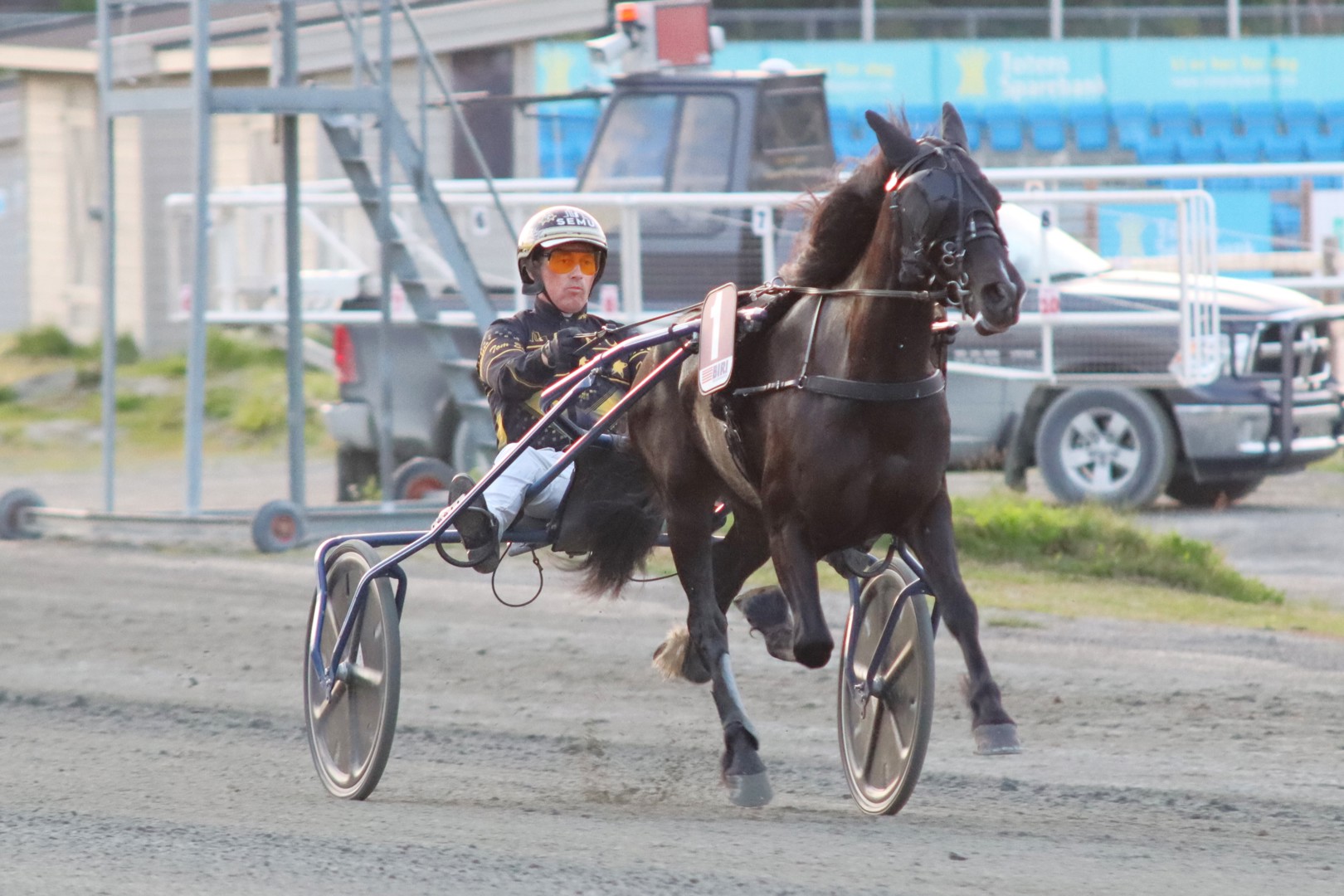 Nelson Dorris vant det siste kvalifiseringsløpet