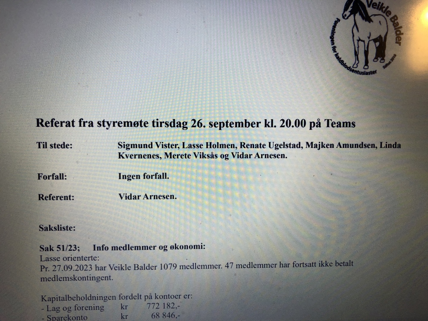 Følg styrets arbeid via Gnist!